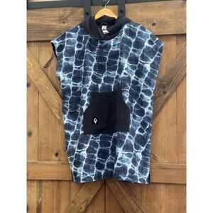 Nomadix Changing Poncho Sz XS Blue White Wave Hoodie Poncho